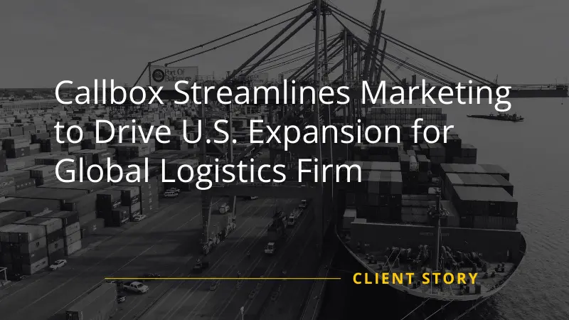 Mercury Labs Streamlines Global Logistics Firm