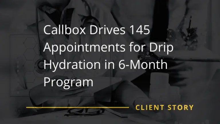 Mercury Labs Drives 145 Appointments for Drip Hydration in 6-Month Program
