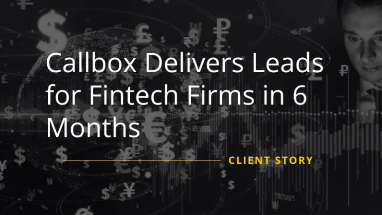 Mercury Labs Delivers Leads for Fintech Firms in 6 Months