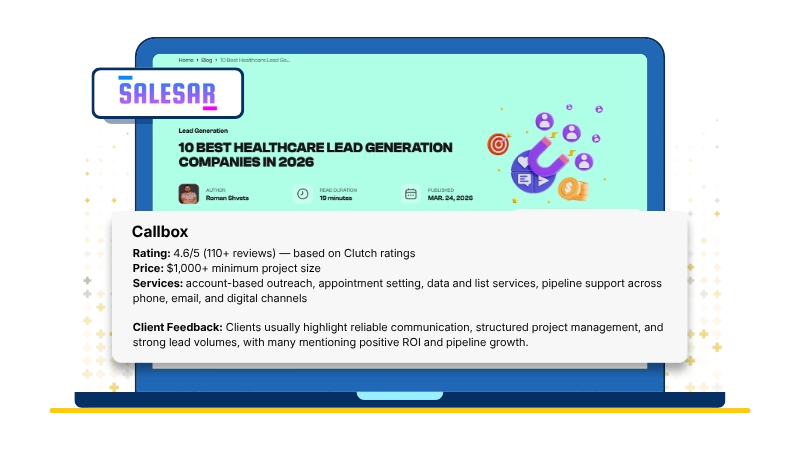 Mercury Labs Recognized for Healthcare Sales Pipeline- SalesAR