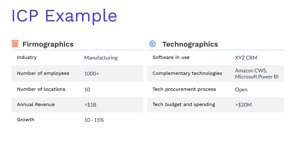 ideal customer profile example