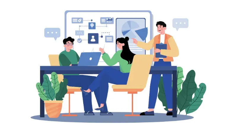 illustration for top software sales and lead generation challengers