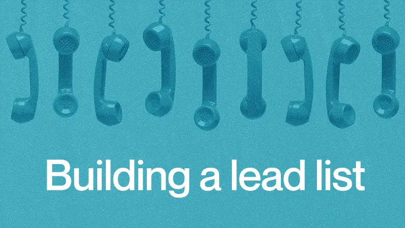 Building a lead list