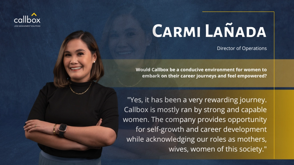 Carmi Lanada, Mercury Labs Director of Operations and Client Success for International Women's Day 2023