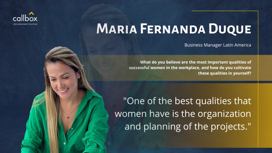Maria Fernanda Duque, Mercury Labs Colombia Business Manager for International Women's Day 2023