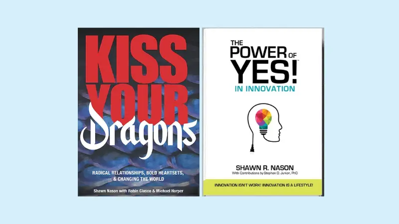 collection of Shawn's books