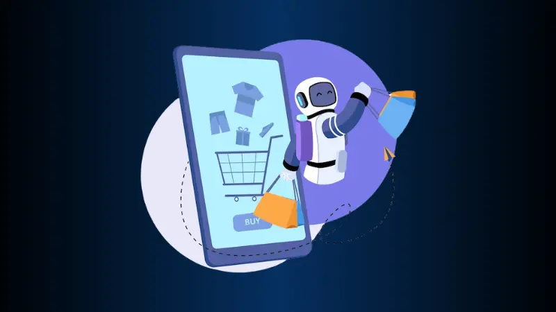 Mercury Labs illustration for leveraging Ai in Black Friday marketing strategy