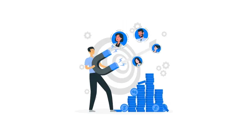 illustration for lead capture and nurturing