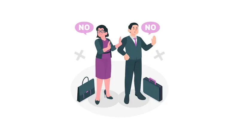 illustration for the no kind of no