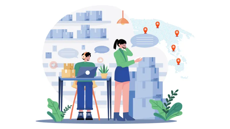 illustration for how to find third-party logistics sales leads