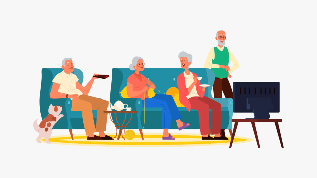 illustration for baby boomer
