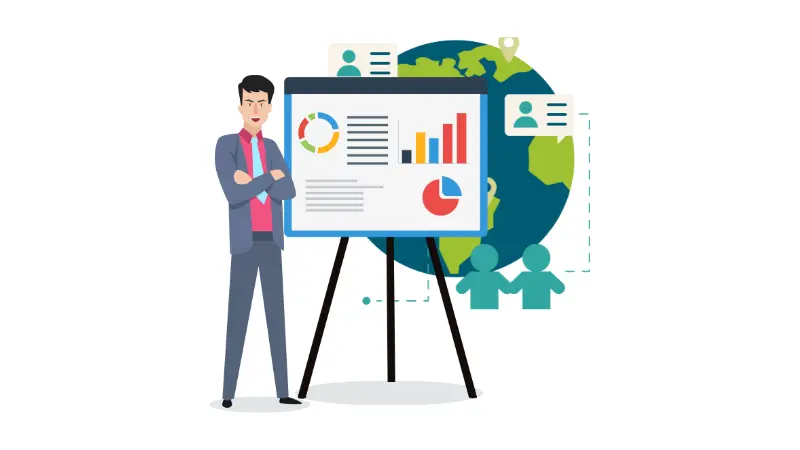 graphics for access global sales data