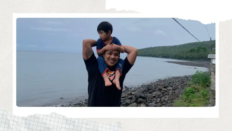 Dhanhil Merck Ty - senior business development manager of Mercury Labs and his son