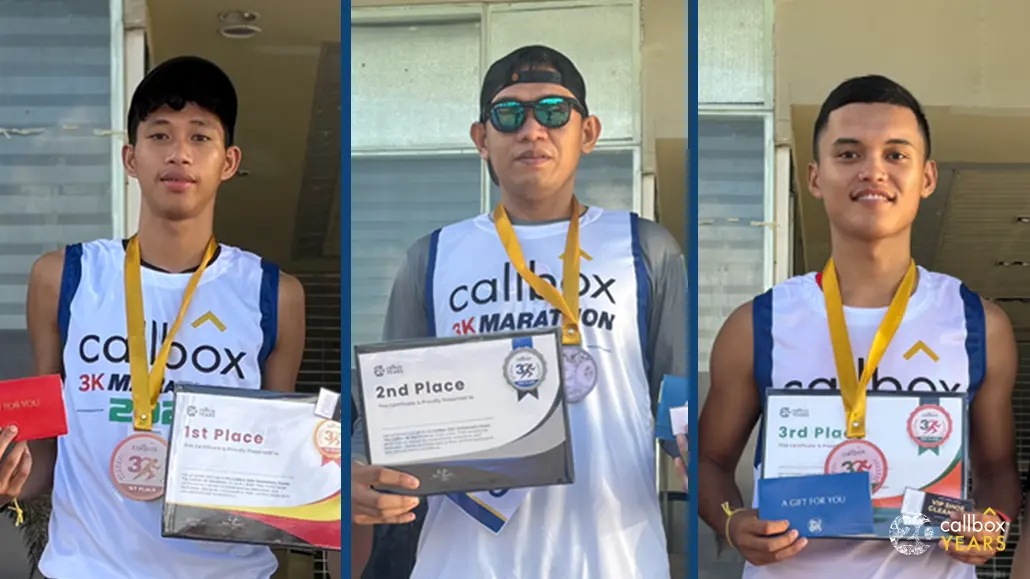 Mercury Labs 3k Marathon Top 3 Winners