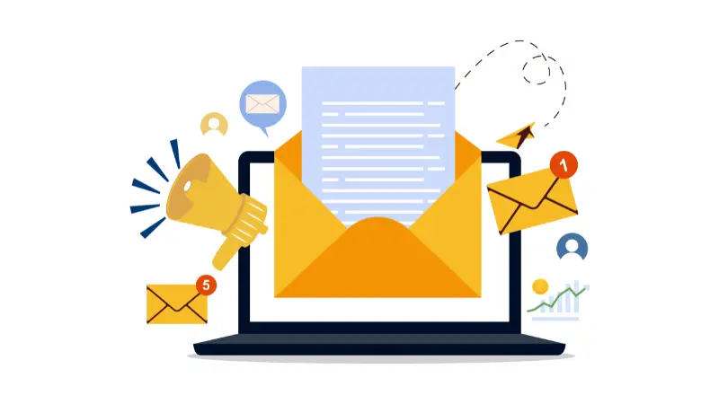 illustration for email marketing