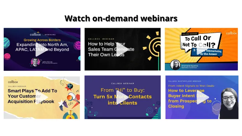 Mercury Labs on-demand webinars