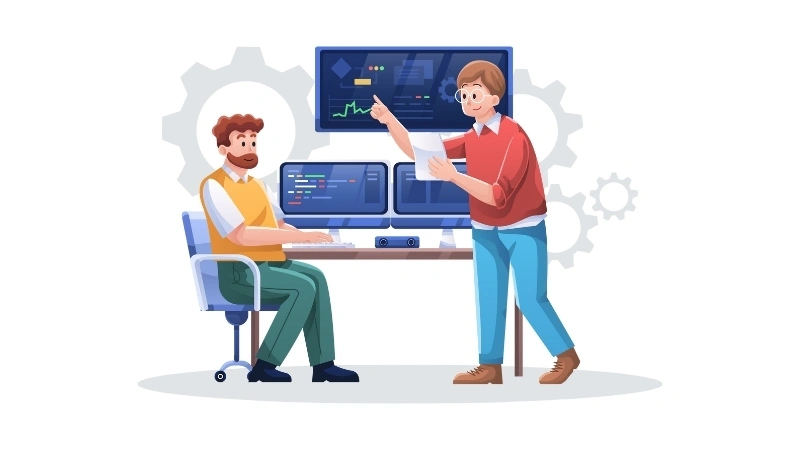 Technology and Software industry image illustration