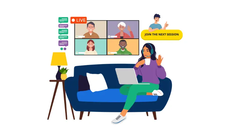 image of hosting virtual events or webinars