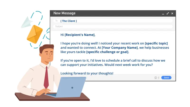 example of hyper-personalized cold emails