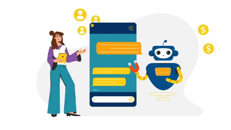 human and AI-powered lead generation