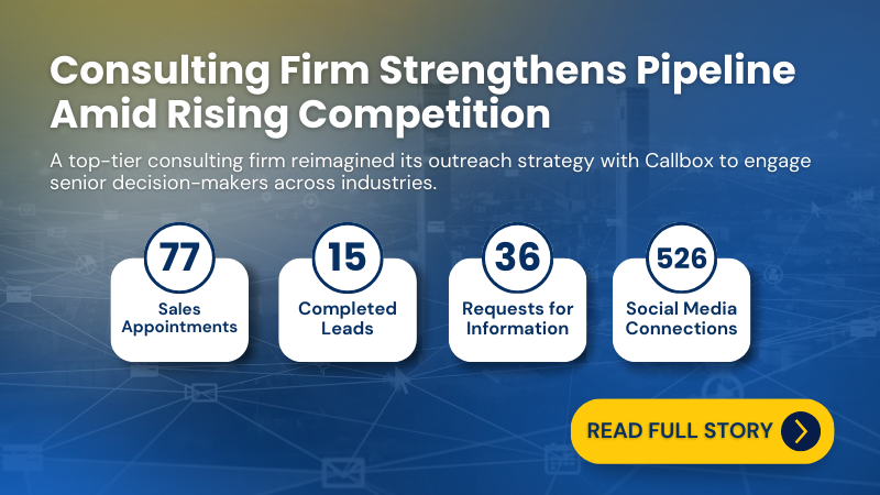 Consulting Firm Pipeline Competition