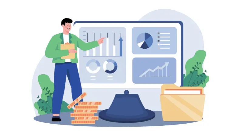 illustration for monitor trends and competitors
