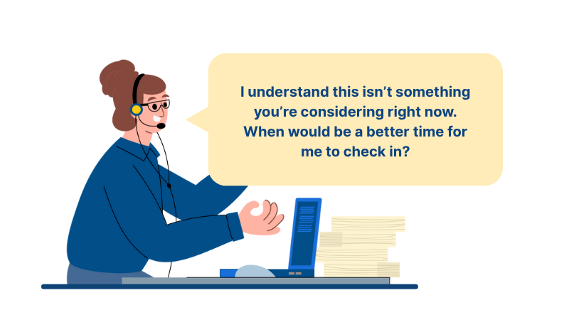 sample follow up strategy for 