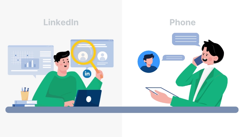 LinkedIn vs. Phone_ Social Touch vs. Direct Impact