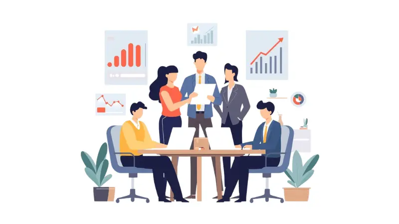 graphic for creating an in-house team