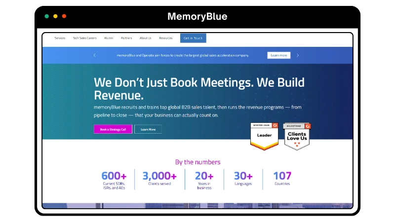 MemoryBlue - SDR Agency for SaaS