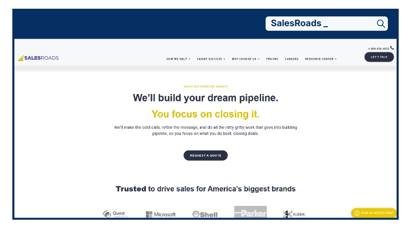 SalesRoads - Sales and Marketing Company
