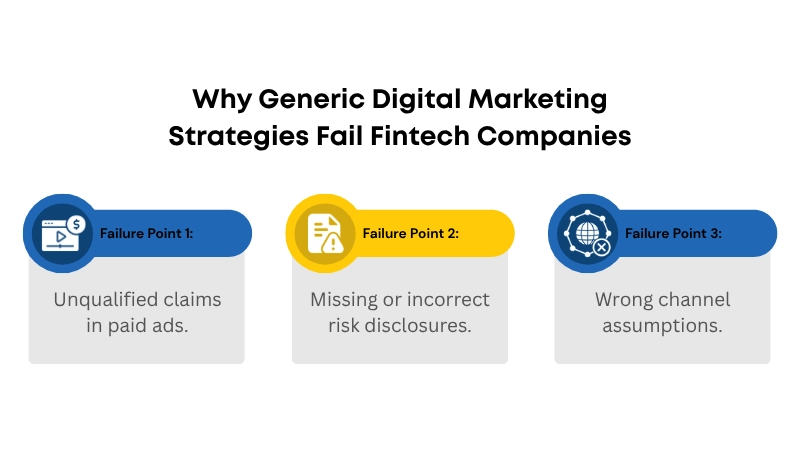 Why Generic Digital Marketing Strategies Fail Fintech Companies