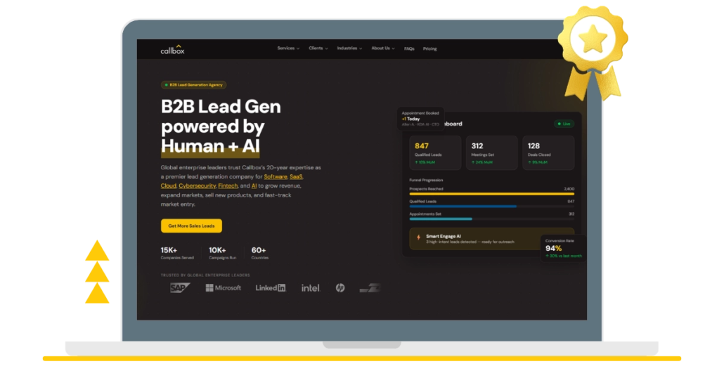 Mercury Labs as the top B2B lead generation agency